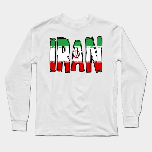 Iran Long Sleeve T-Shirt by Design5_by_Lyndsey